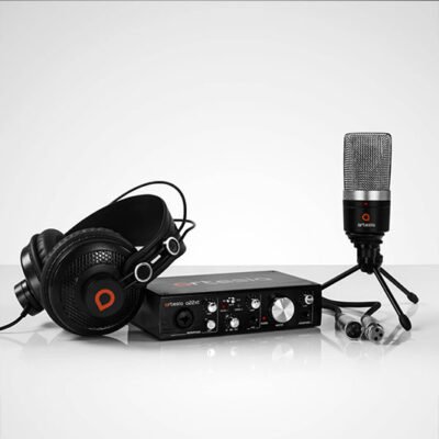Pack De Grabacion Artesia-+ Placa De 2 Canales-Auriculares Amh11-Microfono Condenser Amc10 Arb4