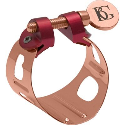 Abrazadera Bg Duo Saxo Tenor Oro Rosa-+ Cubre Boquilla Ldt9