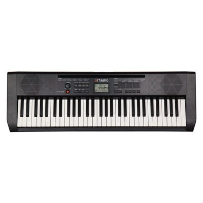 Teclado Artesia 5 Octavas Sensitivo-Display Lcd-Polifonia 32-129 Voces-100 Ritmos Ma88