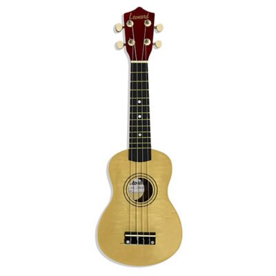 Ukelele Leonard Soprano Con Funda - Color Natural Uk5N