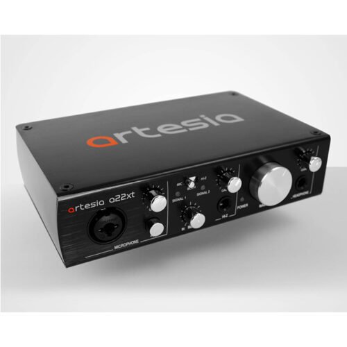 PLACA DE AUDIO ARTESIA-2 ENTRADAS 2 SALIDAS-96KHZ USB 2.0 24 BITS-48V PHANTOM