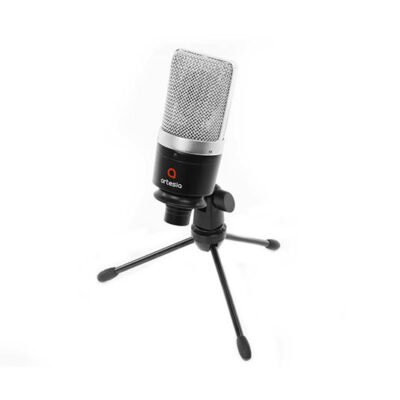 Microfono Artesia Condenser-+ Soporte De Mesa-Cable Canon Canon-Rompevientos Amc10