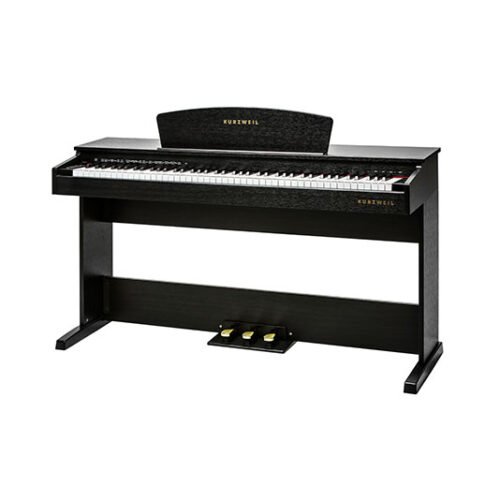 M70 PIANO KURZWEIL 88 NOTAS-16 DEMOS-64 VOCES POLIFONIA-USB-3 PEDALES-CON BANQUETA-COLOR MARRON M70SR