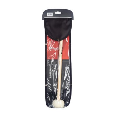 Mallet Stagg Maple Large 38" Punta De Fieltro Duro Con Funda Smdf3