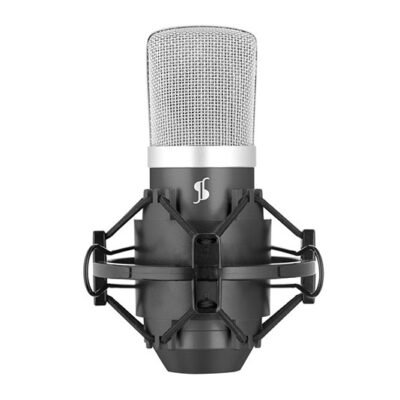 Microfono Stagg Usb Condenser Para Computadora-+ Soporte Araña Y Rompevientos Sum40