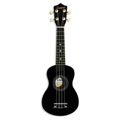 Ukelele Leonard Soprano Con Funda - Color Negro Uk5Bk