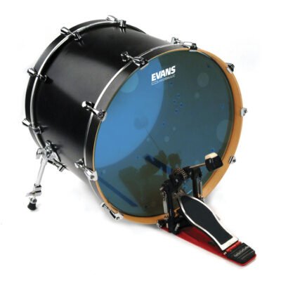 Parche Evans 20" Hidraulico Azul Para Bombo Bd20Hb