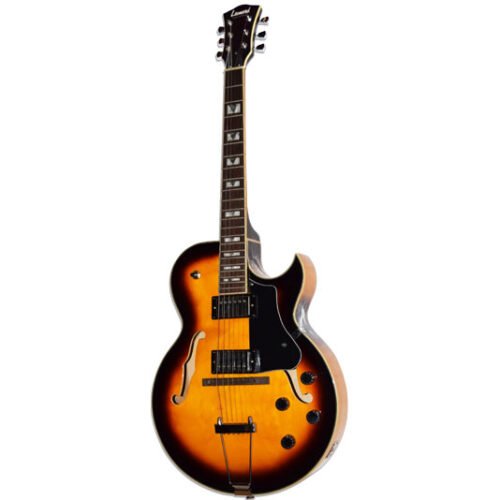 GUITARRA ELECTRICA LEONARD DE CAJA TIPO JAZZ - COLOR SUNBURST