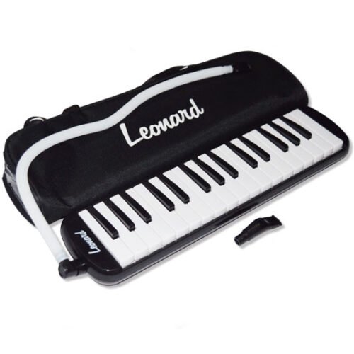 MELODICA LEONARD 32 NOTAS CON FUNDA-COLOR NEGRO