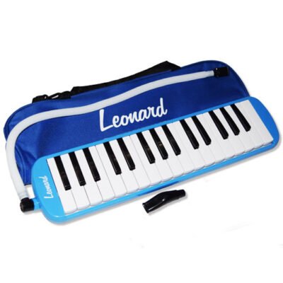 Melodica Leonard 32 Notas Con Funda-Color Azul M32Abl