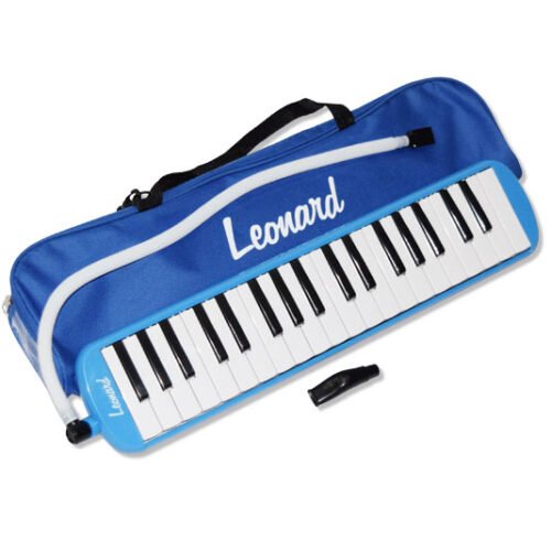 MELODICA LEONARD 37 NOTAS CON FUNDA-COLOR AZUL