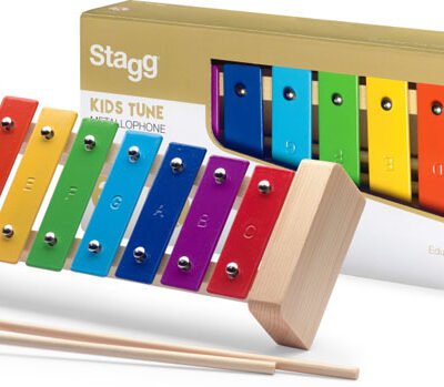 Metalofon Stagg 8 Notas De Colores-Con Baquetas Metak8