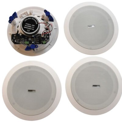 Kit Activo Instalacion Parlante Wireless De Techo De 6.5" 30W +3 Pasivos Rbs316