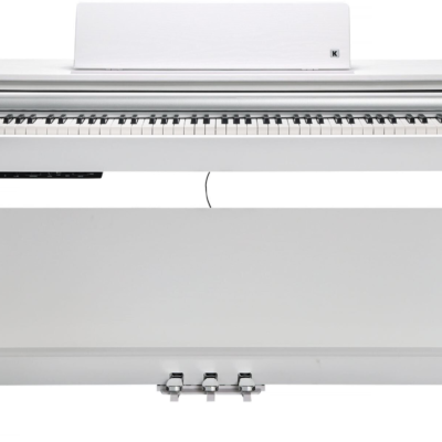 Piano Digital Kurzweil 88 Notas Con Mueble-12 Sonidos-256 Voces Polifonia-Bluetooth-Banqueta-Usb/Midi-Color Blanco Cupm1Wh