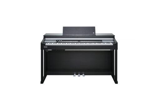 PIANO DIGITAL KURZWEIL 88 NOTAS CON MUEBLE-28 SONIDOS-256 VOCES POLIFONIA-BLUETOOTH-BANQUETA-USB/MIDI-COLOR NEGRO