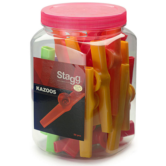 KAZOO STAGG PACK X 30 UNIDADES-COLORES VARIOS KAZOO30