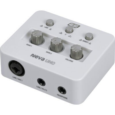 Placa De Audio Esi 2 Input/2 Output-Usb 3.1/192Khz-48V Phantom -Usb-Inputs Mic-Guitarra-Linea Nevauno