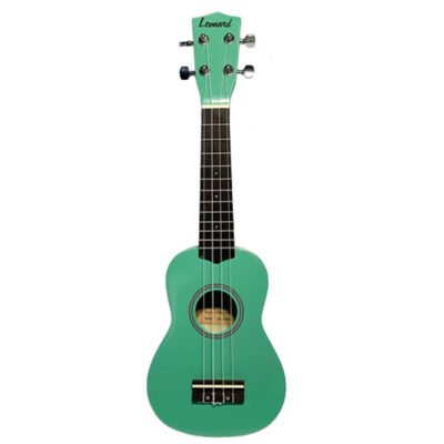 Ukelele Leonard Soprano Con Funda - Color Verde Surf Sparkle Uk15Ssg