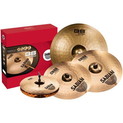 SET SABIAN B8 PRO INCLUYE HIHAT 14" - CRASHES 16" Y 18" - RIDE 20"