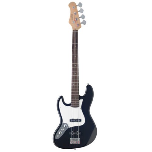 BAJO STAGG JAZZ BASS PARA ZURDO COLOR NEGRO