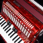 Acordeon J Meister 60 Bajos 34 Teclas 5 Registros Color Rojo Bm1308Rd