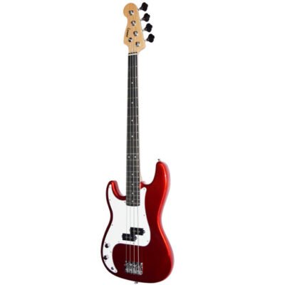 Bajo Leonard Precision Para Zurdo-Color Rojo Metalizado Lb255Mrd