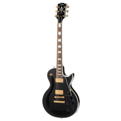 Guitarra Electrica Tokai Tipo Les Paul Custom-Color Negro Accesorios Dorados-Japon Lc136Sbb