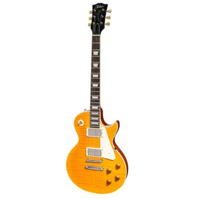 Guitarra Electrica Tokai Tipo Les Paul Flameada-Color Lemon Drop-Japon Ls136Fld