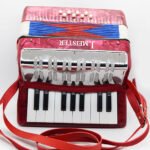 Acordeon J Meister Para Chicos  8 Bajos 17 Teclas Color Rojo Mc104Wrd