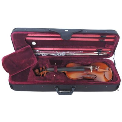 Violin Stradella 4/4-Tapa Pino Maciza-Estuche Rectangular Higrometro-Arco Mv141444