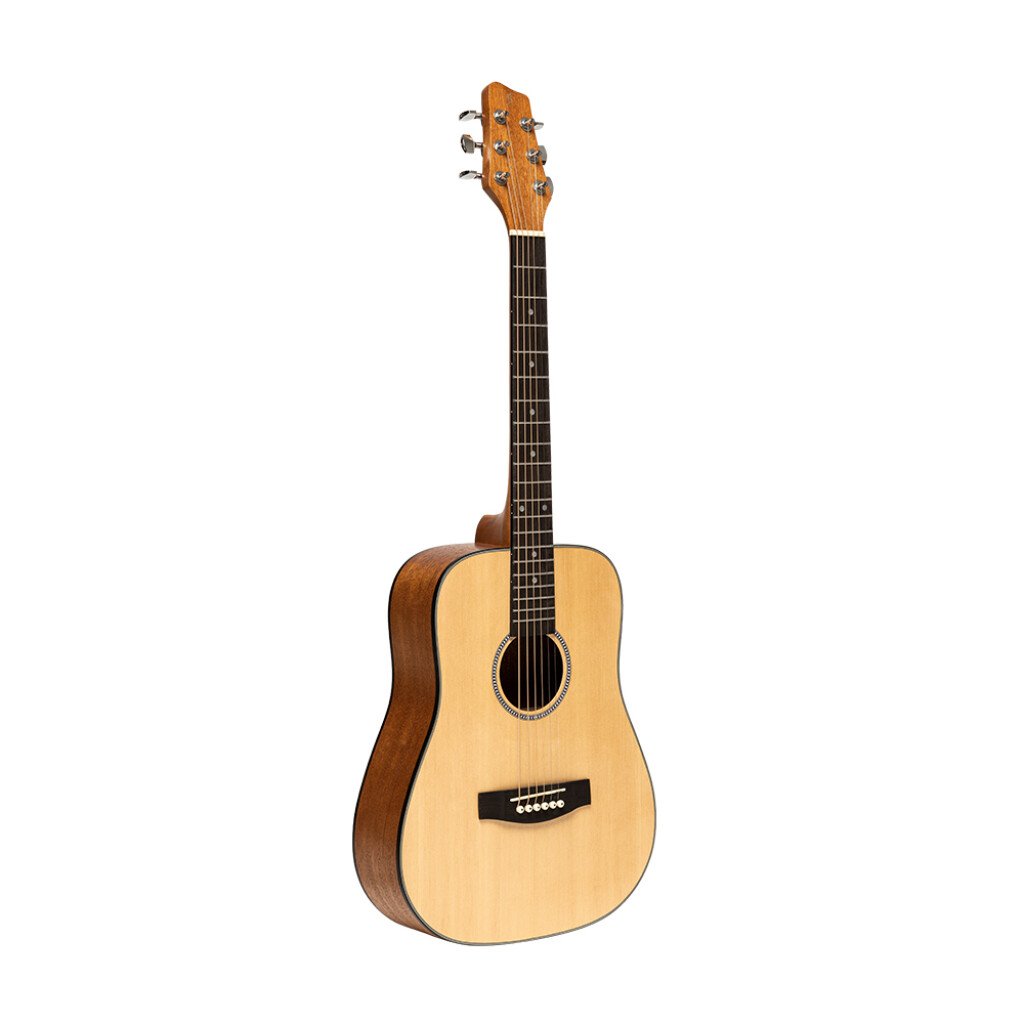 Guitarra Acustica Stagg Traveler De Pino-Color Natural Sa25Trav