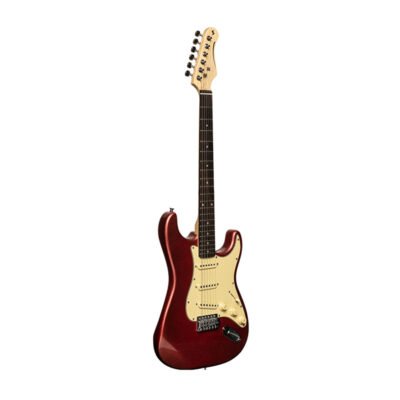 Guitarra Electrica Stagg Stratocaster-Color Candy Apple Red Ses30Car