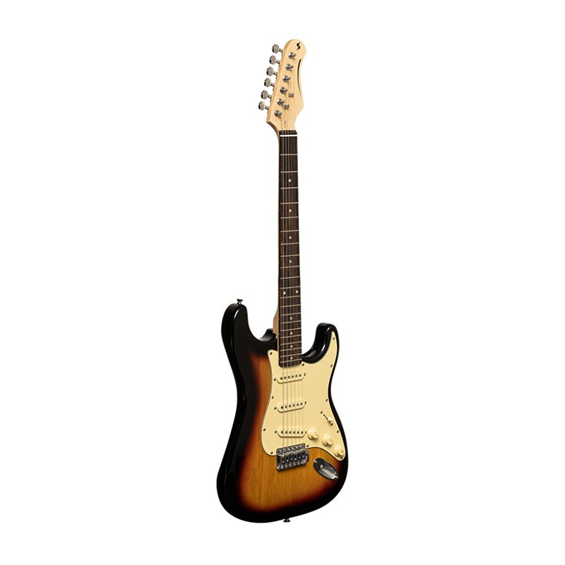 Guitarra Electrica Stagg Stratocaster-Color Sunburst Ses30Snb