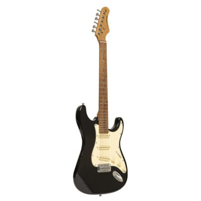 Guitarra Electrica Stagg Vintage Stratocaster-Diapason Maple-Color Negro Ses55Blk