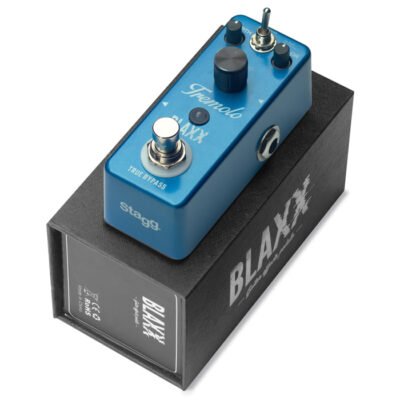 Blaxx Mini Pedal Tremolo-Carcasa Metalica-True Bypass Bxtremolo
