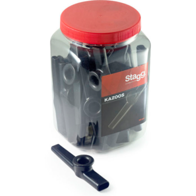 Kazoo Stagg Pack X 30 Unidades-Color Negro Kazoo30Bk