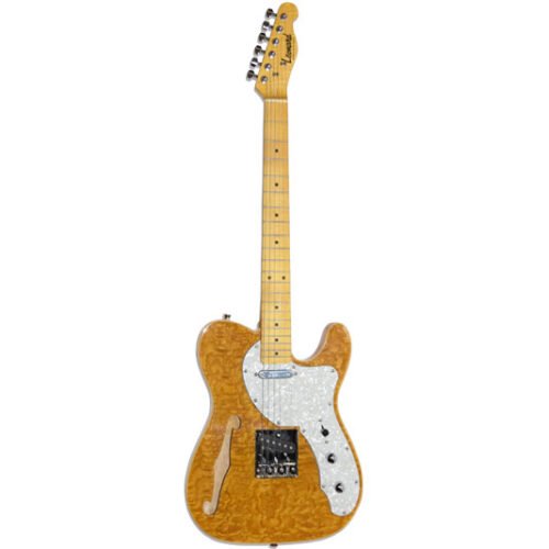 GUITARRA ELECTRICA LEONARD TELECASTER SEMI HOLLOW ASH-COLOR YELLOWWISH