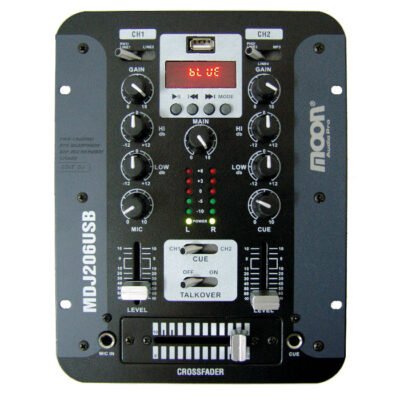 Mixer Moon Mdj206 Con Usb Pantalla Y Bt Mdj206Usb