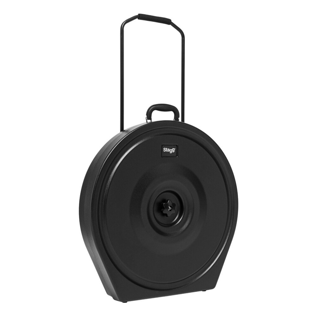 ESTUCHE RIGIDO STAGG 22"PARA PLATILLOS CON RUEDAS Y MANIJA