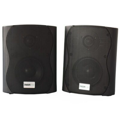 Juego De Bafle  De 5.25 Pulgadas Plastico Para Instalacion Negro 8 Ohms C/Trafo De Linea 70/100V Torch5B-T