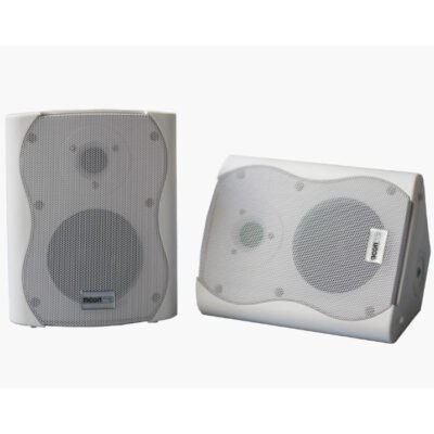 Juego De Bafle  De 5.25 Pulgadas Plastico Para Instalacion Blanco 8 Ohms C/Trafo De Linea 70/100V Torch5W-T
