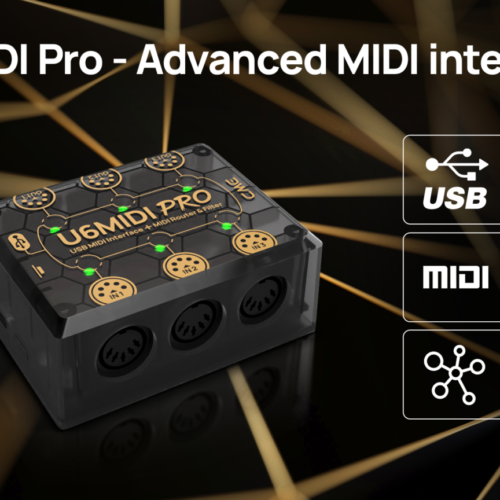 CME Interfaz Bluetooth MIDI inalámbrico avanzado de latencia ultrabaja