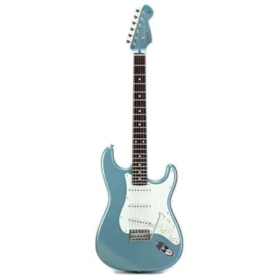 Guitarra Electrica Tokai Tipo Stratocaster-Color Azul Metalizado-Rosewood-Japon Ast104Otmr