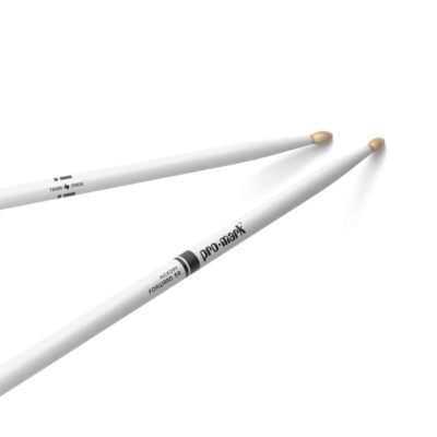 Palillo Promark Hickory 5A Punta Madera Color Blanco Tx5Awwhite