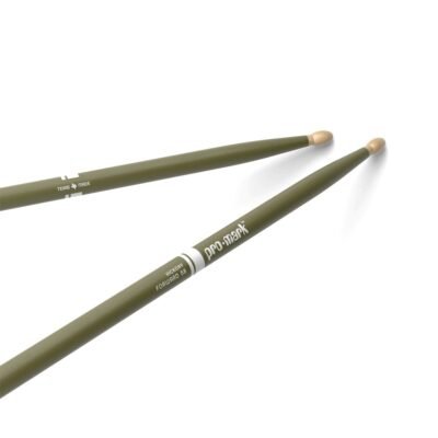 Palillo Promark Hickory 5B Punta Madera Color Verde Tx5Bwgreen