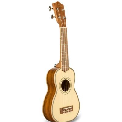 Lanikai Ukelele Soprano Solid Top Morado Back Sides Spst-S
