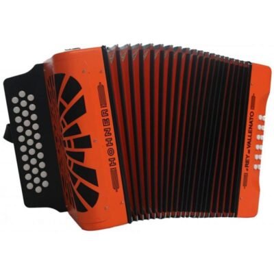 Hohner Acordeon Verdulera Rey Vallenato Naranja A4925S