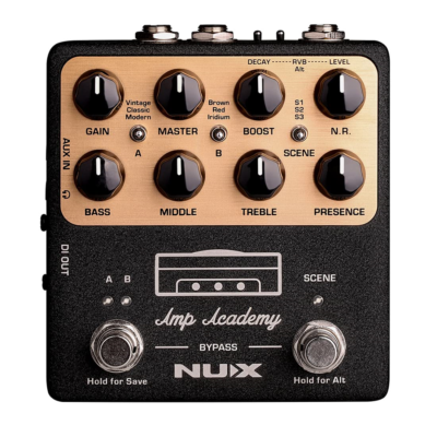 Pedal De Efecto Verdugo Series Amp Academy Nux Ngs-6