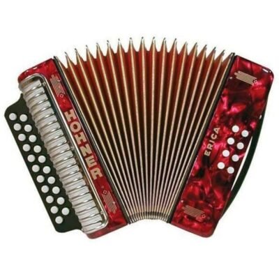 Hohner Acordeon Verdulera Erica Ad Ht Rojo 21/8 A2602