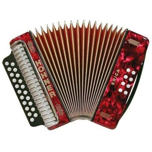 HOHNER ACORDEON VERDULERA ERICA AD HT ROJO 21/8 A2602
